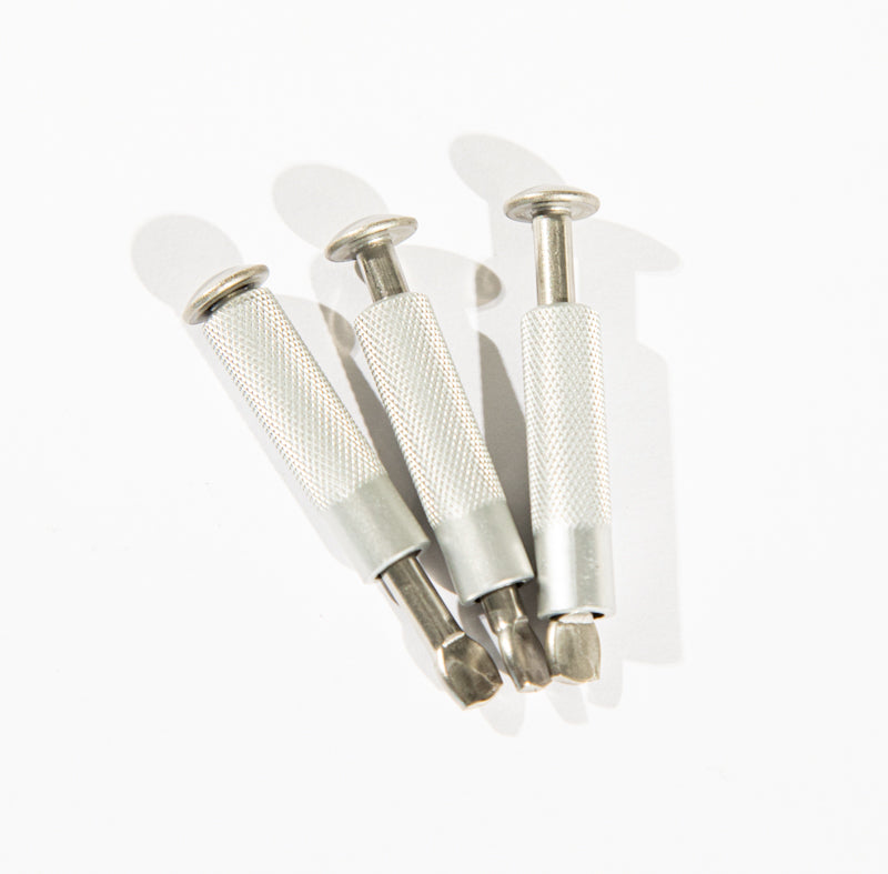 Cáncamos retráctiles de acero inoxidable con casquillo de 10 mm - pieza